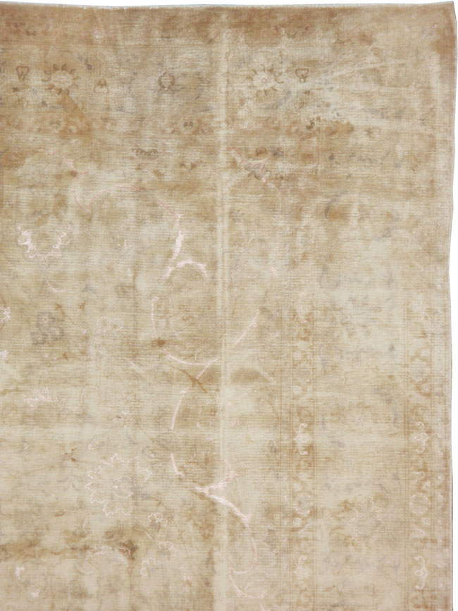 Vintage Persian Tabriz Carpet, No.14007 - Gsblank