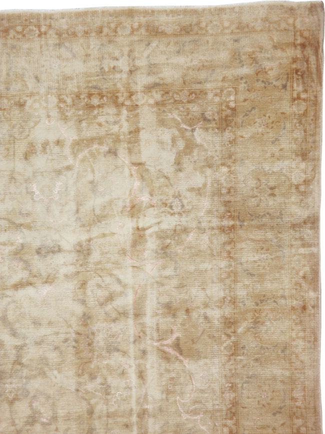 Vintage Persian Tabriz Carpet, No.14007 - Gsblank