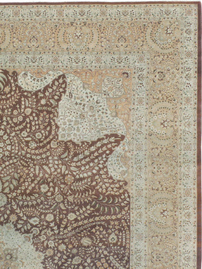 Vintage Persian Tabriz Carpet, No.14011 - Gsblank