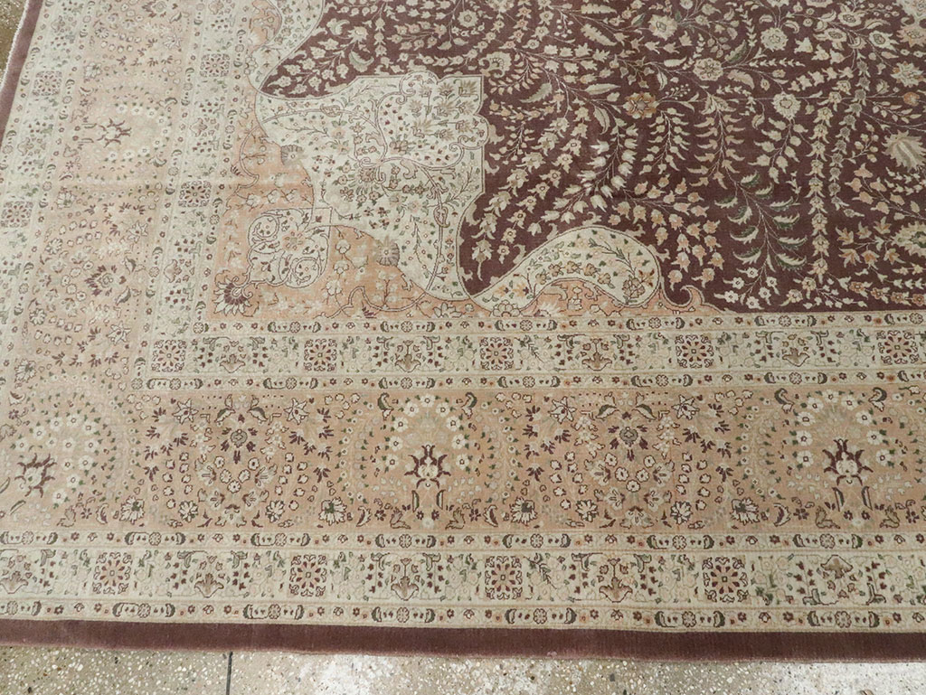 Vintage Persian Tabriz Carpet, No.14011 - Gsblank