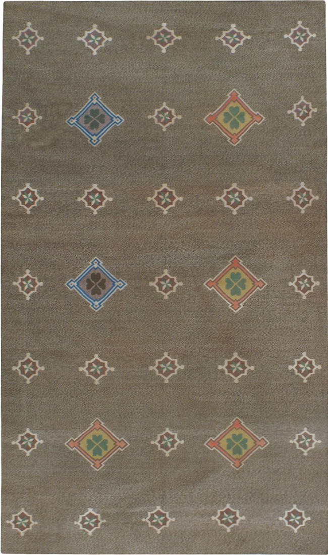 Vintage Indian Flat-woven Dhurrie Rug, No.14020 - Gsblank