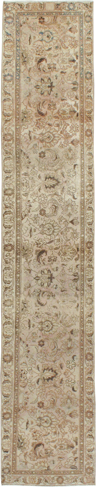 Vintage Persian Tabriz Runner, No.14027 - Gsblank