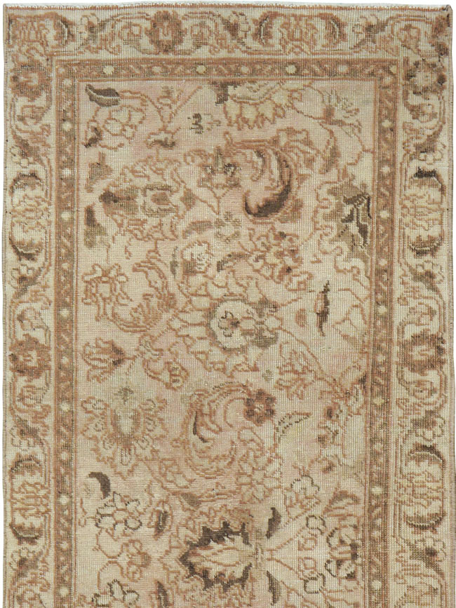 Vintage Persian Tabriz Runner, No.14027 - Gsblank