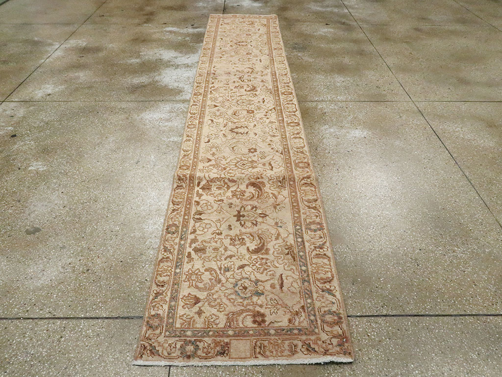 Vintage Persian Tabriz Runner, No.14027 - Gsblank