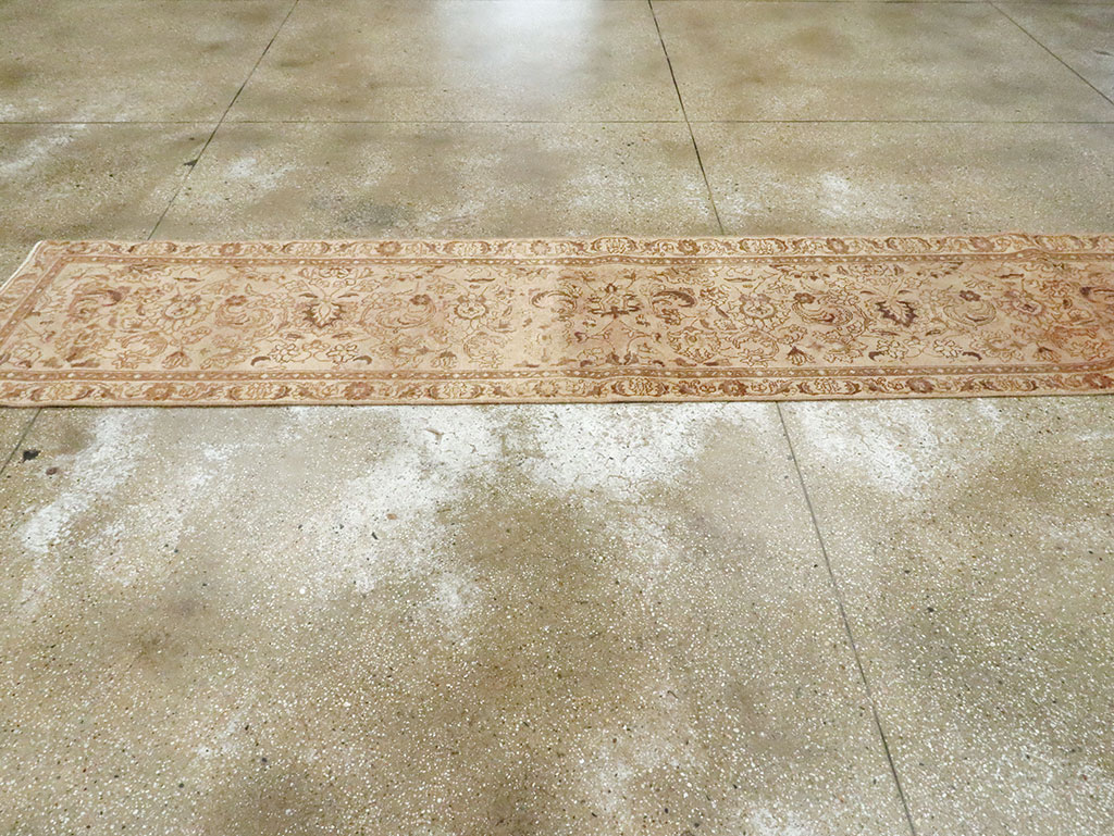 Vintage Persian Tabriz Runner, No.14027 - Gsblank