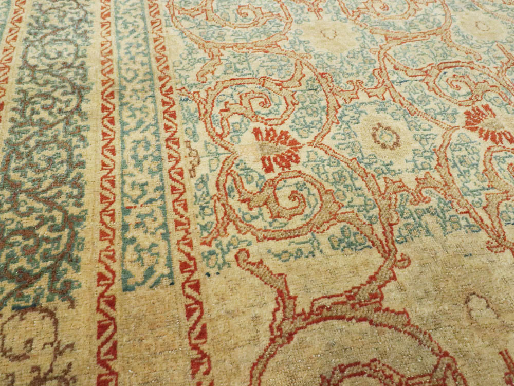 Antique Persian Tabriz Hagi Jalili Rug, No.14043 - Gsblank