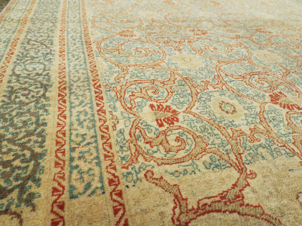 Antique Persian Tabriz Hagi Jalili Rug, No.14043 - Gsblank