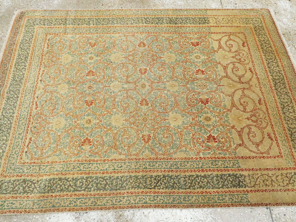 Antique Persian Tabriz Hagi Jalili Rug, No.14043 - Gsblank