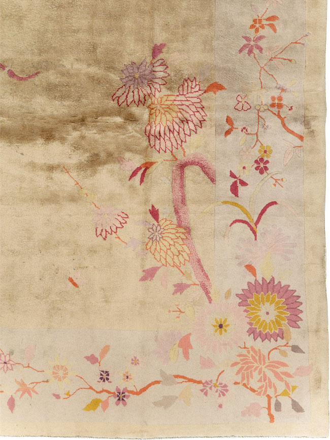 Vintage Chinese Art Deco Room Size Carpet, No.14045 - Gsblank