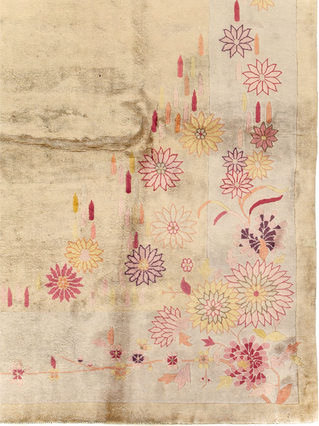 Vintage Chinese Art Deco Room Size Carpet, No.14045 - Gsblank