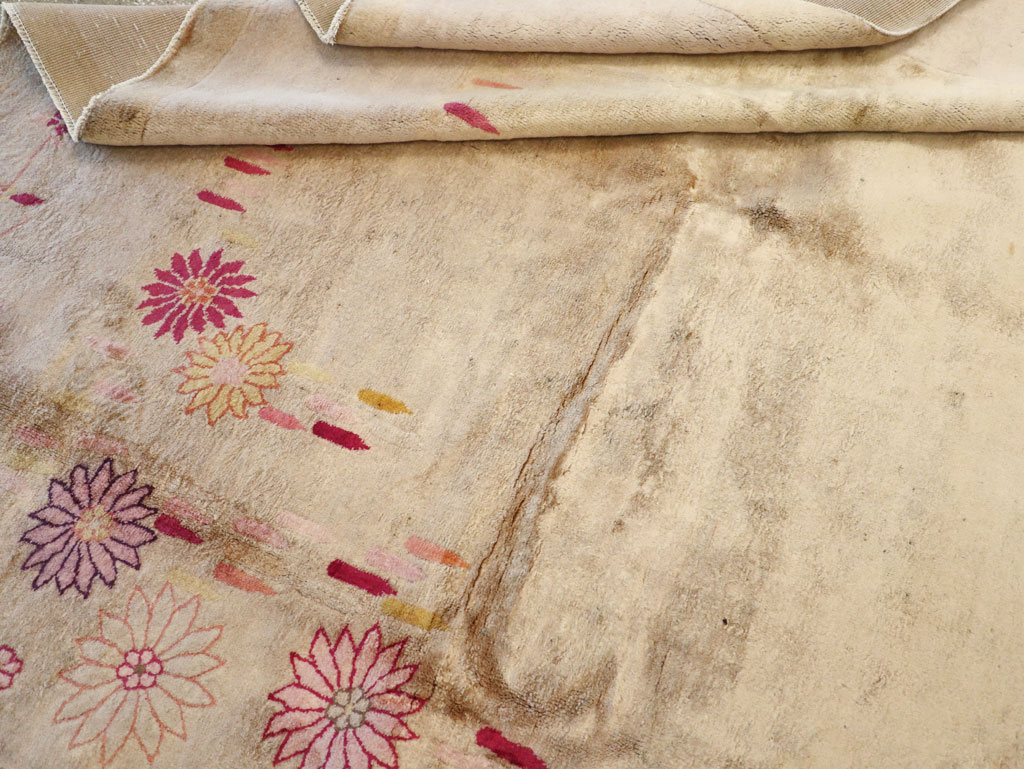 Vintage Chinese Art Deco Room Size Carpet, No.14045 - Gsblank