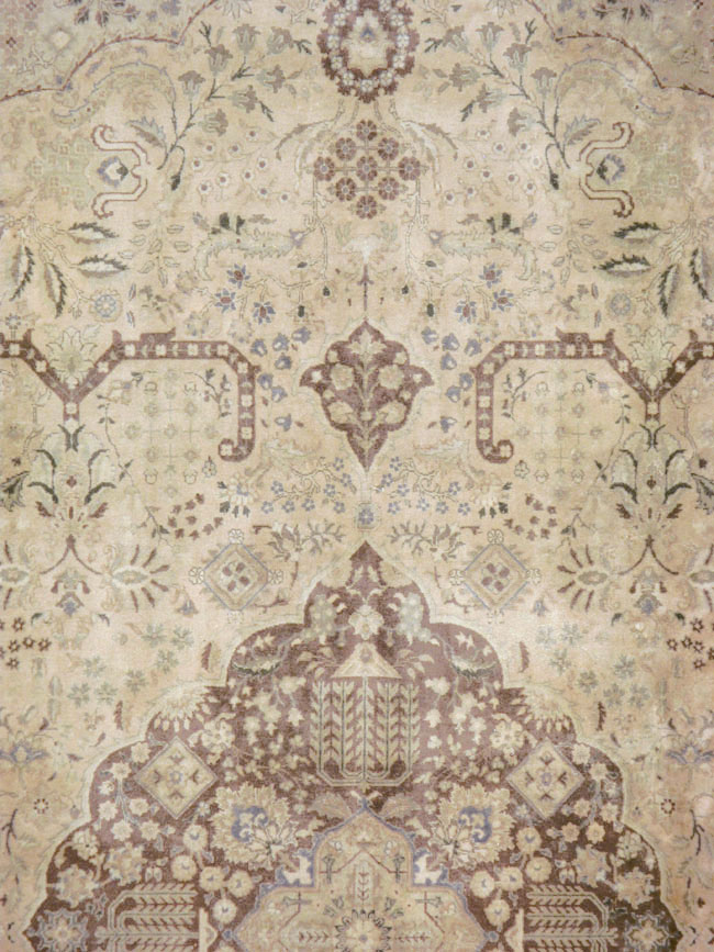 Vintage Persian Tabriz Carpet, No.14056 - Gsblank