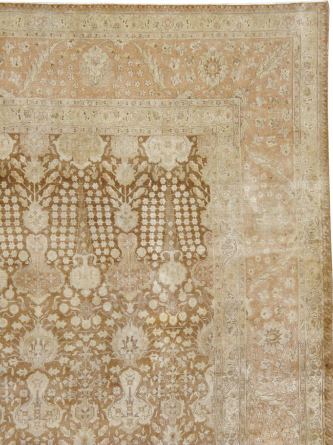 Vintage Persian Tabriz Carpet, No.14060 - Gsblank