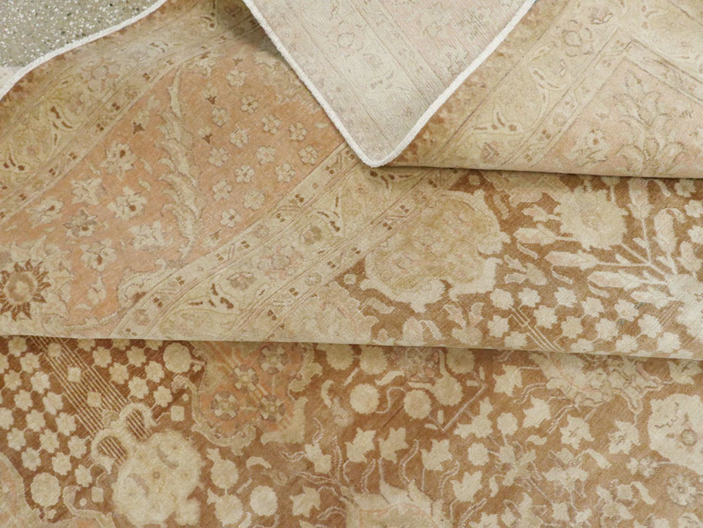 Vintage Persian Tabriz Carpet, No.14060 - Gsblank