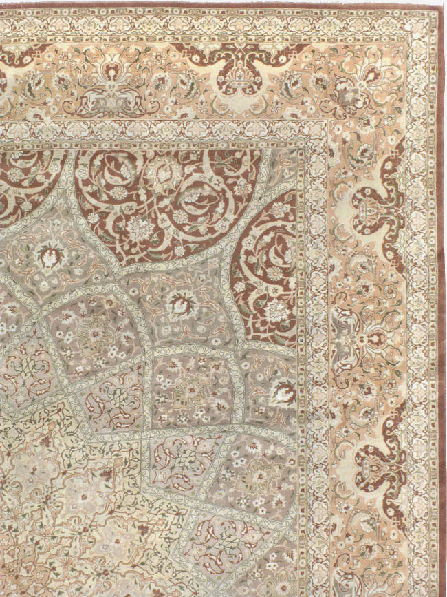 Vintage Persian Tabriz Carpet, No.14064 - Gsblank