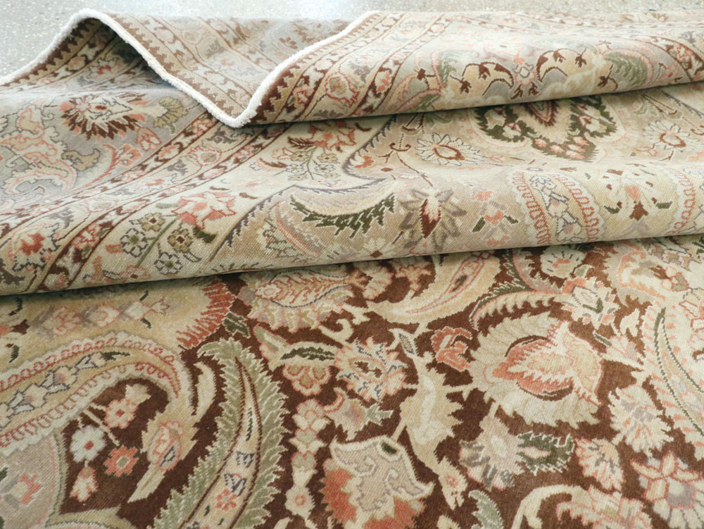 Vintage Persian Tabriz Carpet, No.14066 - Gsblank