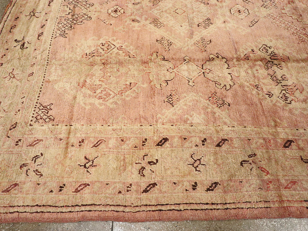 Antique Turkish Oushak Carpet, No.14106 - Gsblank