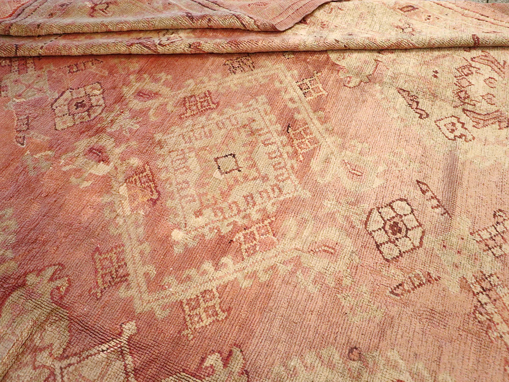 Antique Turkish Oushak Carpet, No.14106 - Gsblank