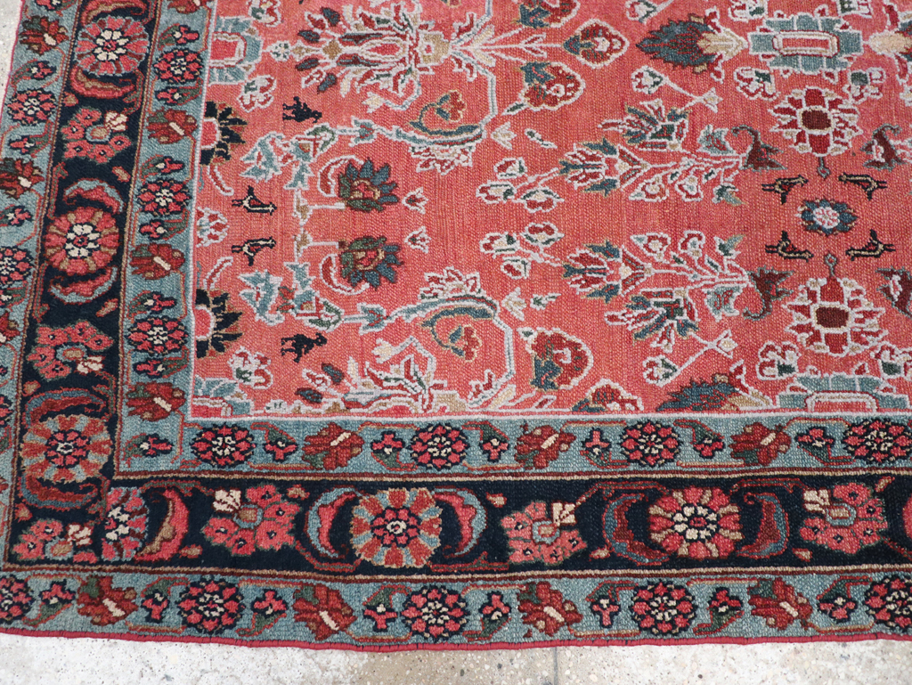 Vintage Persian Bibikabad Accent Rug, No.14114 - Gsblank