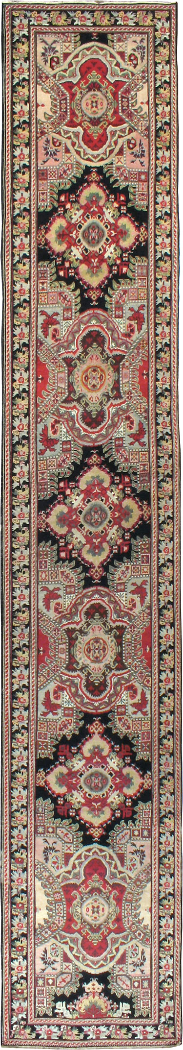 Antique Caucasian Karabagh Runner, No.14123 - Gsblank