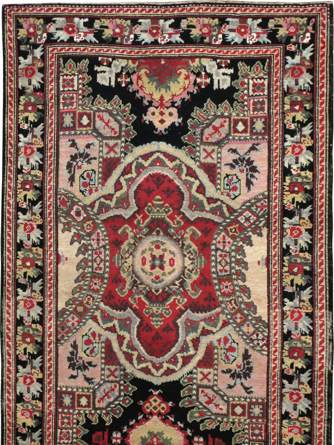 Antique Caucasian Karabagh Runner, No.14123 - Gsblank