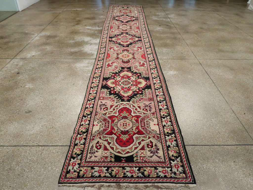 Antique Caucasian Karabagh Runner, No.14123 - Gsblank