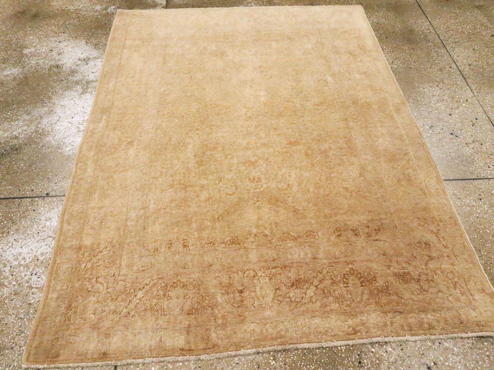 Vintage Persian Tabriz Rug, No.14141 - Gsblank