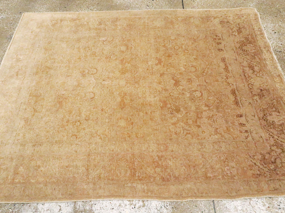 Vintage Persian Tabriz Rug, No.14141 - Gsblank