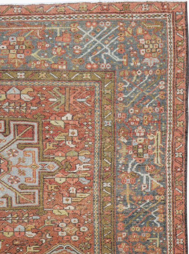 Vintage Persian Karajeh Rug, No.14142 - Gsblank