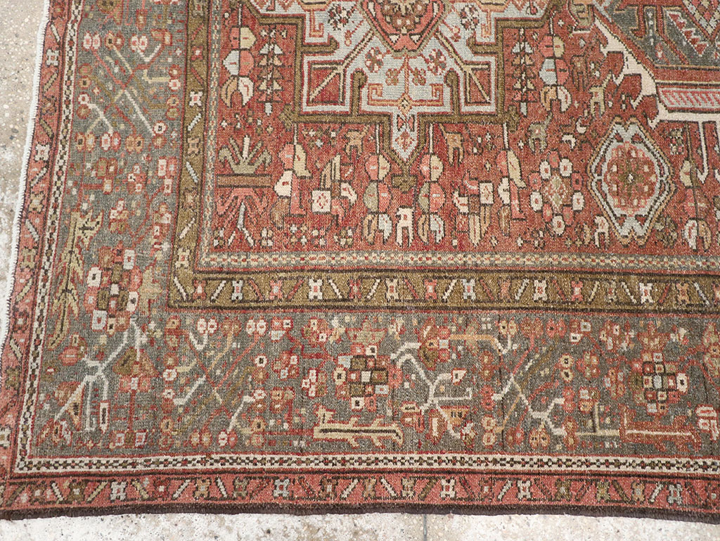 Vintage Persian Karajeh Rug, No.14142 - Gsblank