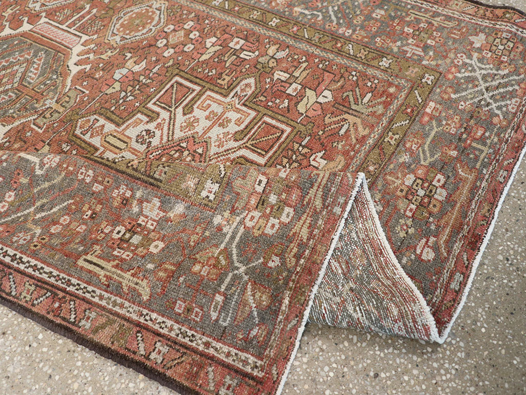 Vintage Persian Karajeh Rug, No.14142 - Gsblank