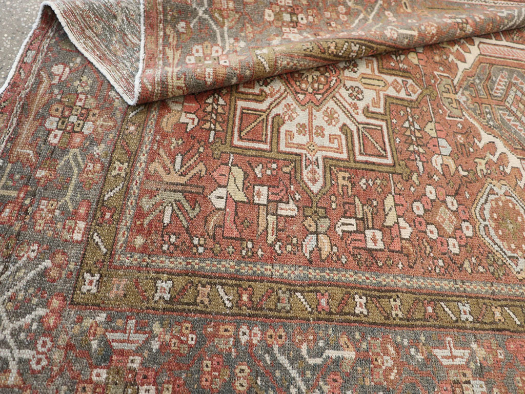 Vintage Persian Karajeh Rug, No.14142 - Gsblank