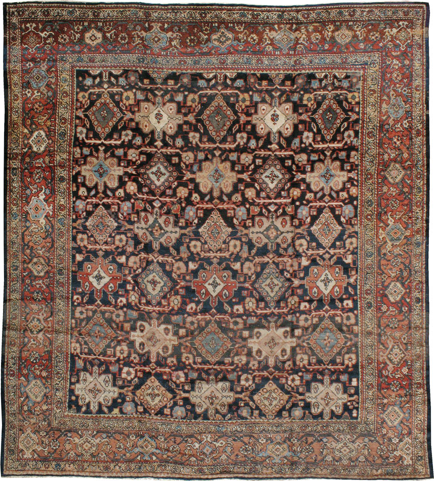 Antique Persian Mahal Carpet, No.14147 - Gsblank