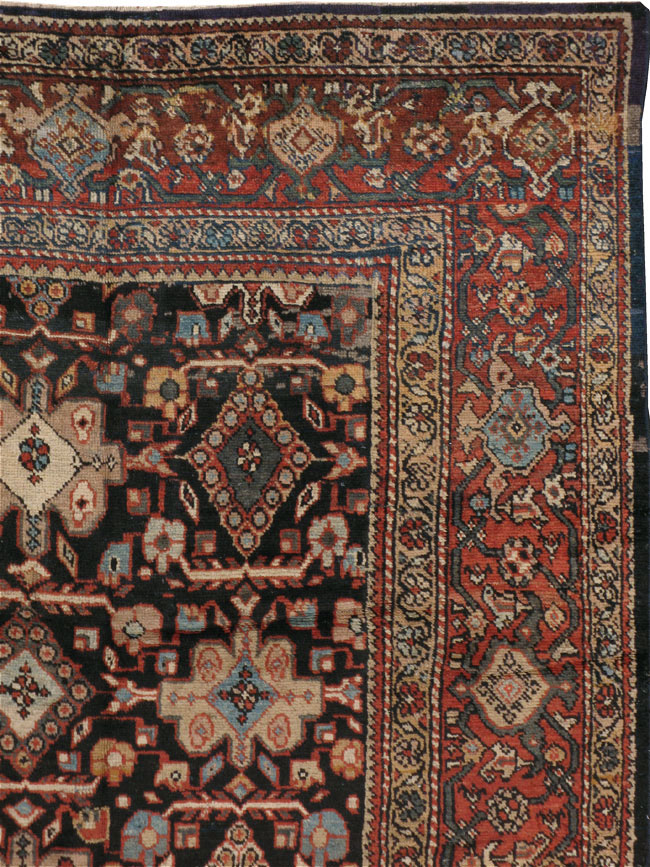 Antique Persian Mahal Carpet, No.14147 - Gsblank