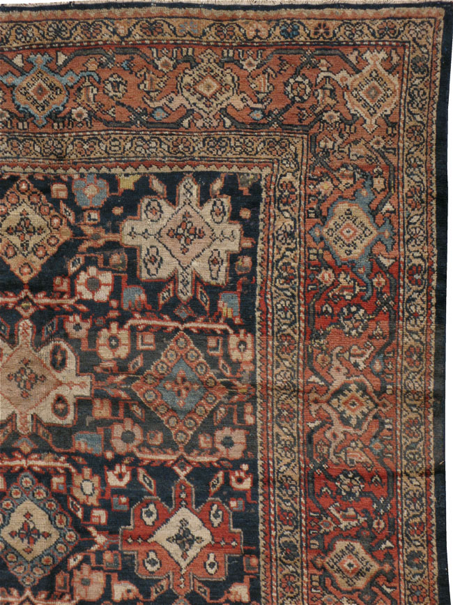Antique Persian Mahal Carpet, No.14147 - Gsblank