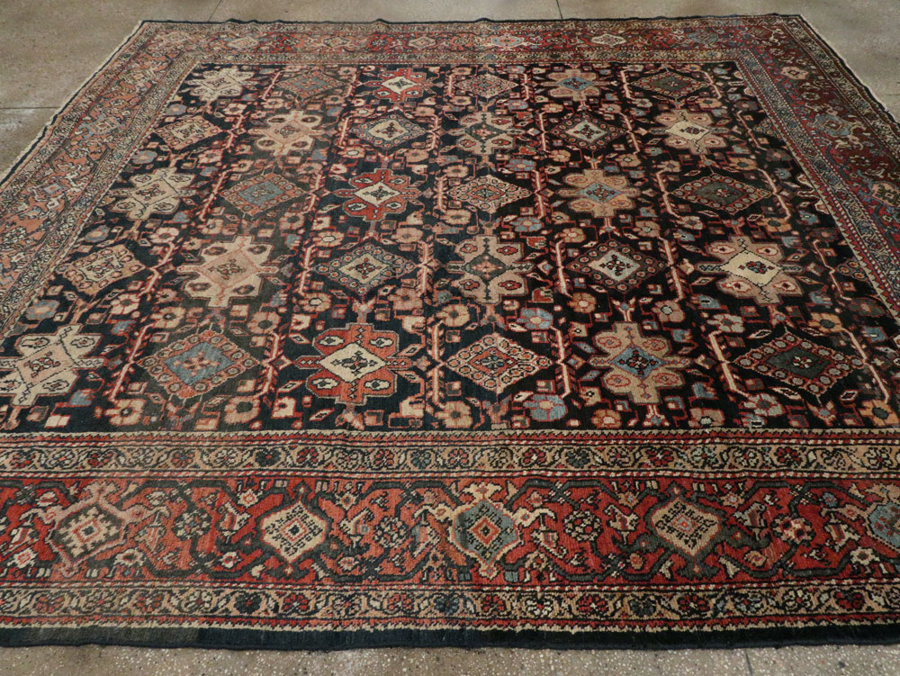 Antique Persian Mahal Carpet, No.14147 - Gsblank