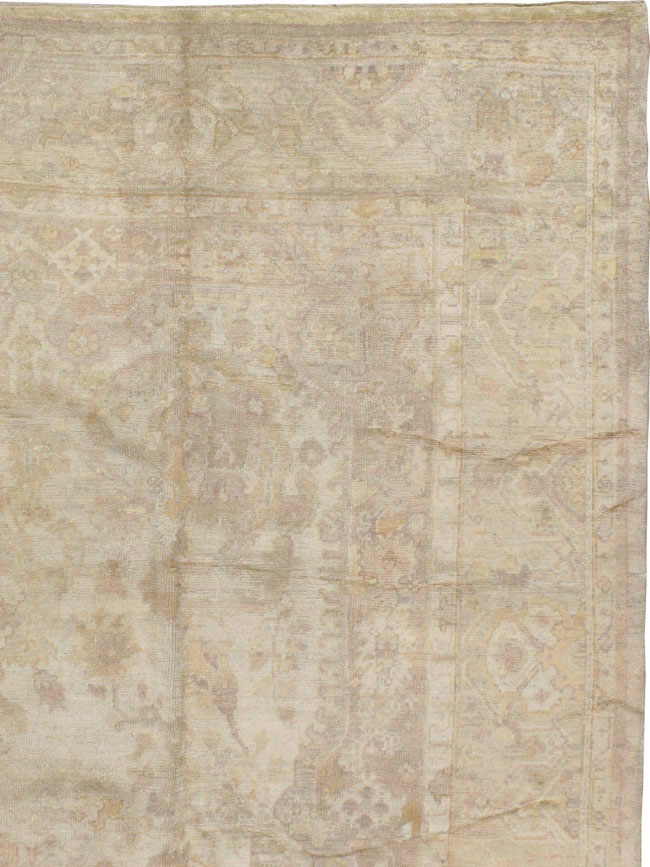 Antique Turkish Oushak Carpet, No.14155 - Gsblank
