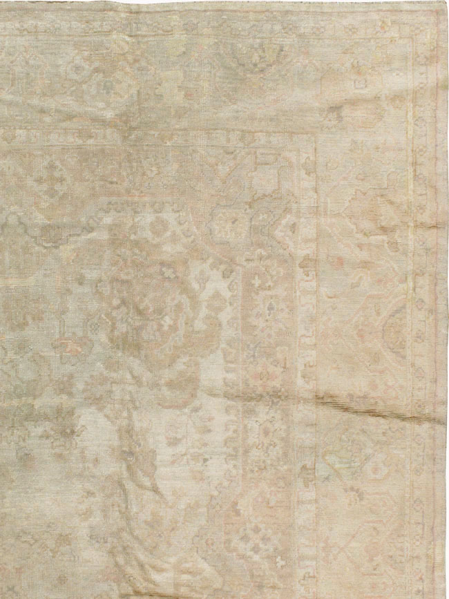 Antique Turkish Oushak Carpet, No.14155 - Gsblank
