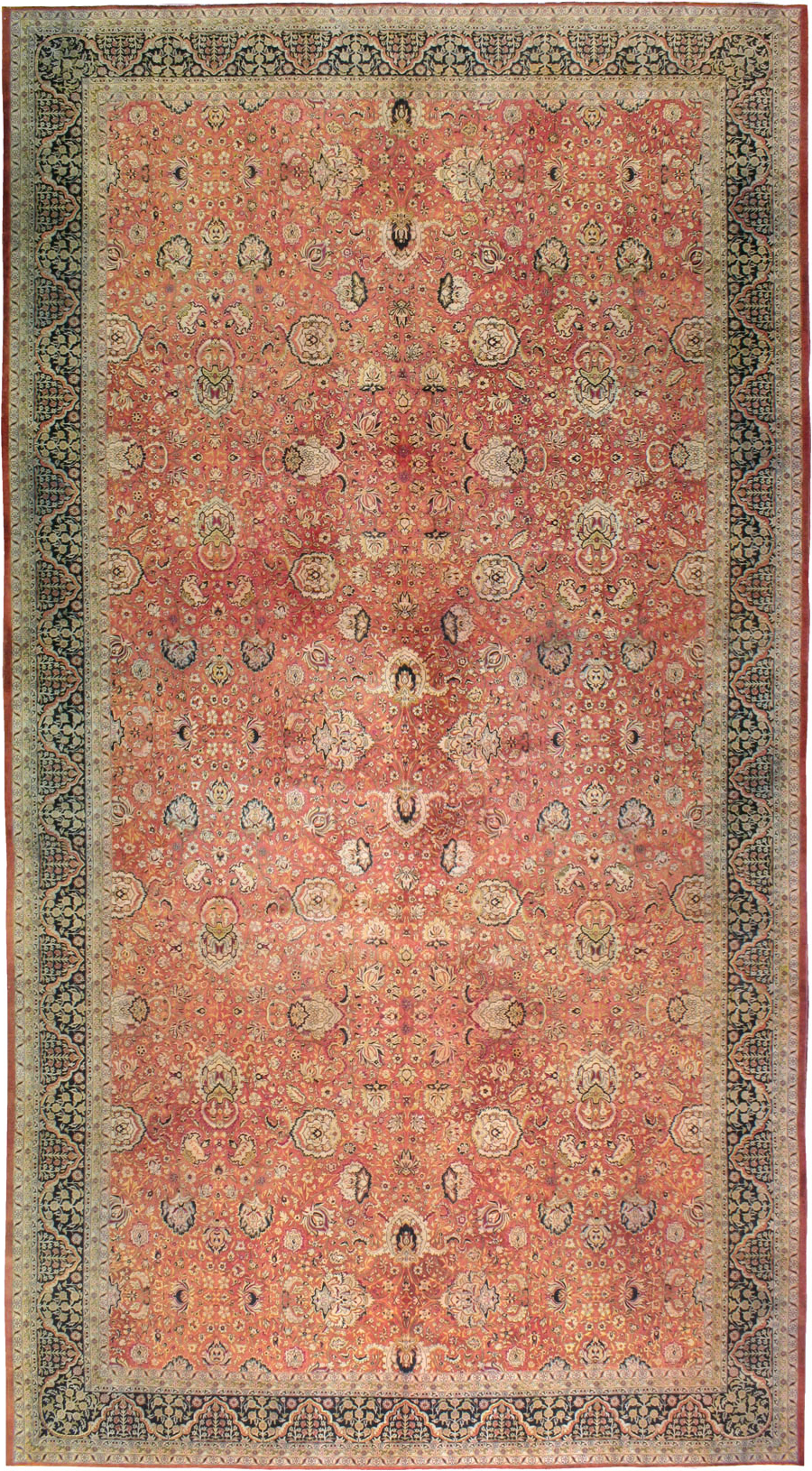 Antique Indian Lahore Carpet, No.14162 - Gsblank