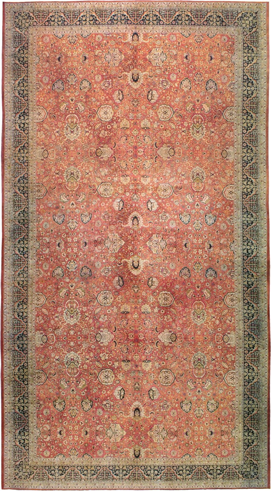 Antique Indian Lahore Carpet, No.14162 - Gsblank