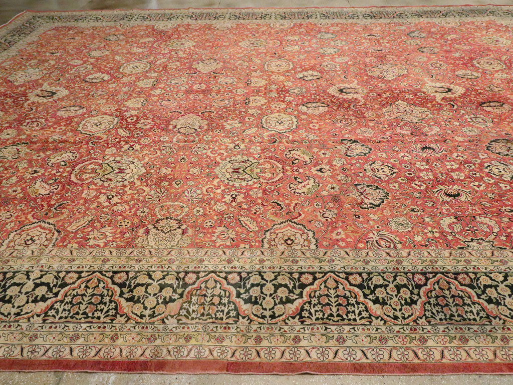 Antique Indian Lahore Carpet, No.14162 - Gsblank