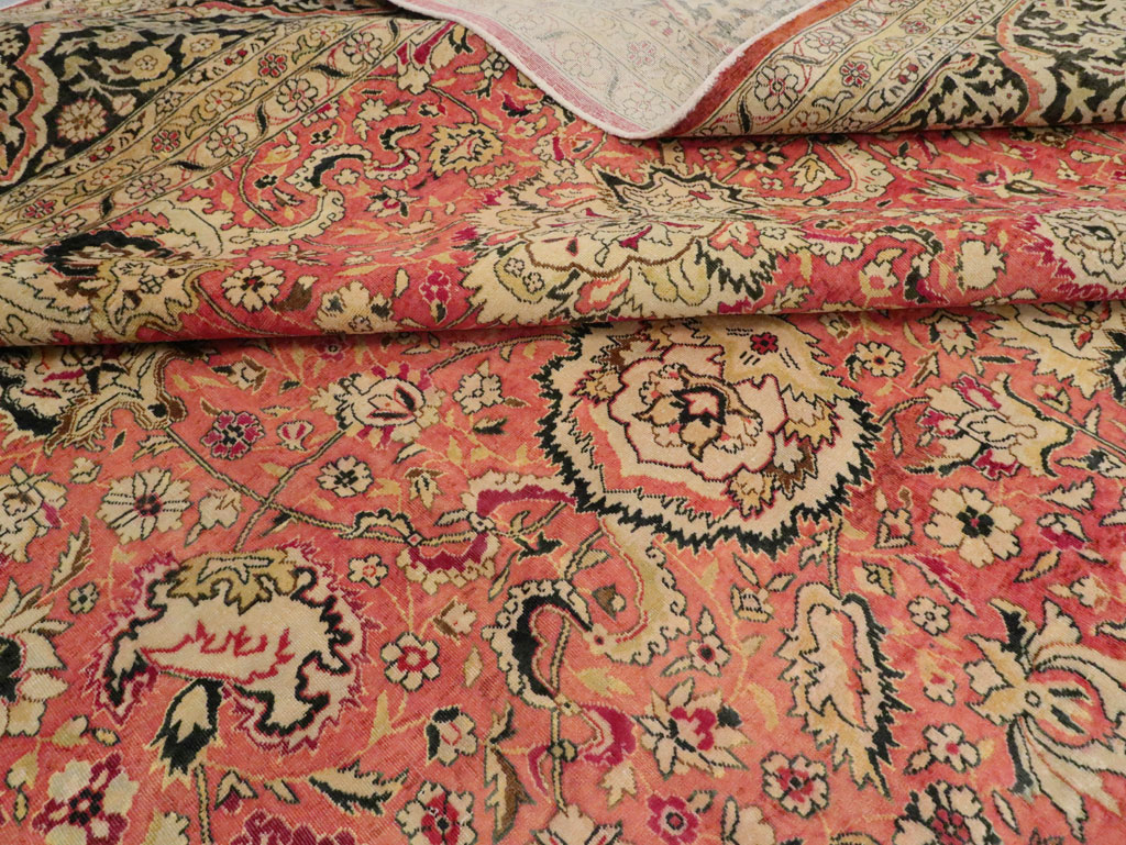 Antique Indian Lahore Carpet, No.14162 - Gsblank