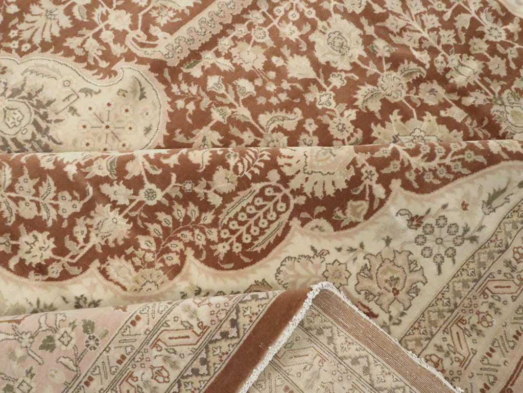 Vintage Persian Tabriz Carpet, No.14173 - Gsblank