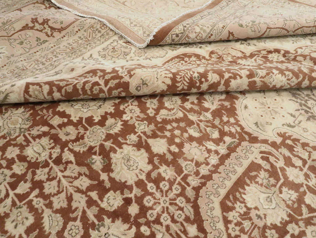 Vintage Persian Tabriz Carpet, No.14173 - Gsblank