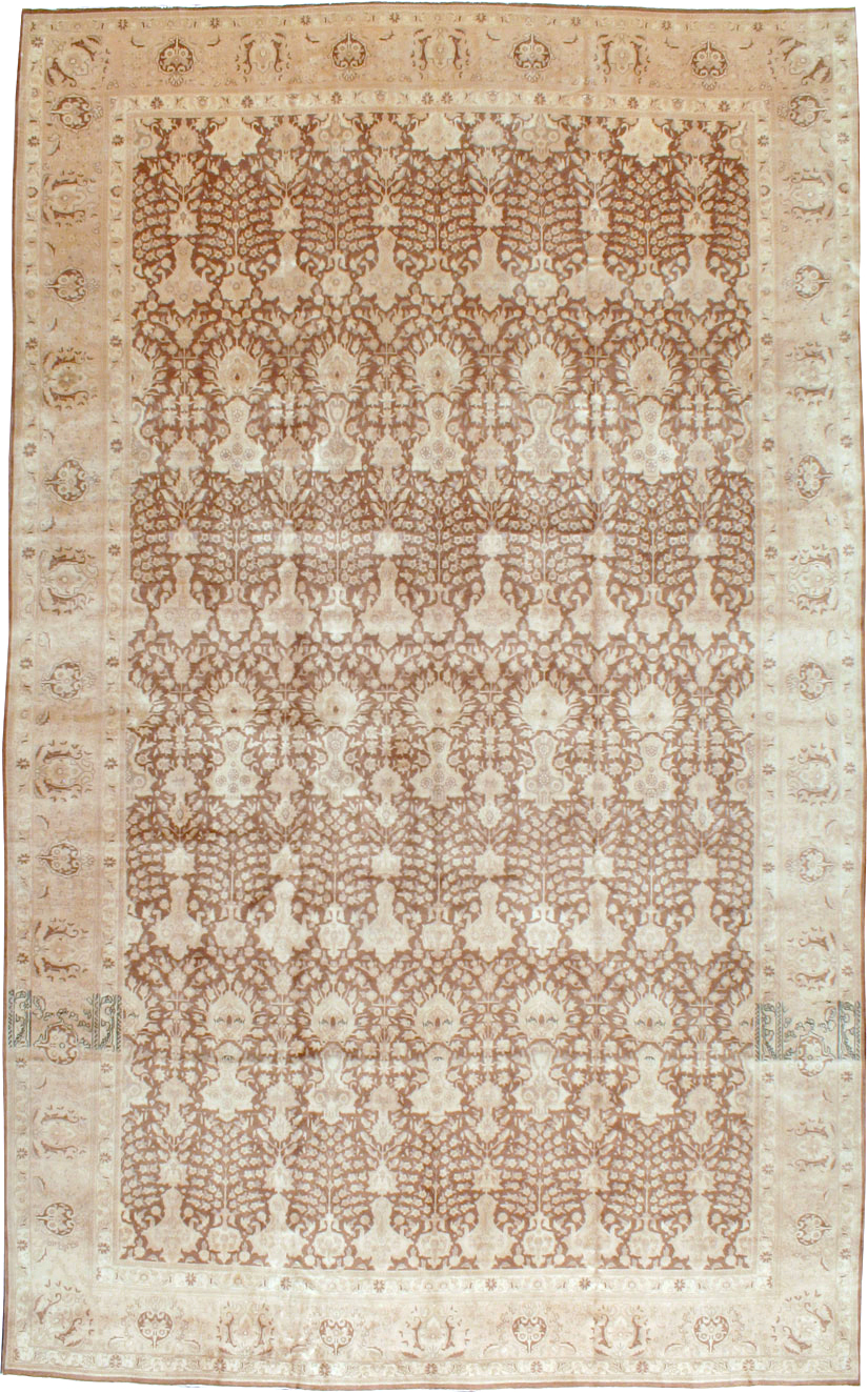 Vintage Persian Tabriz Carpet, No.14177 - Gsblank