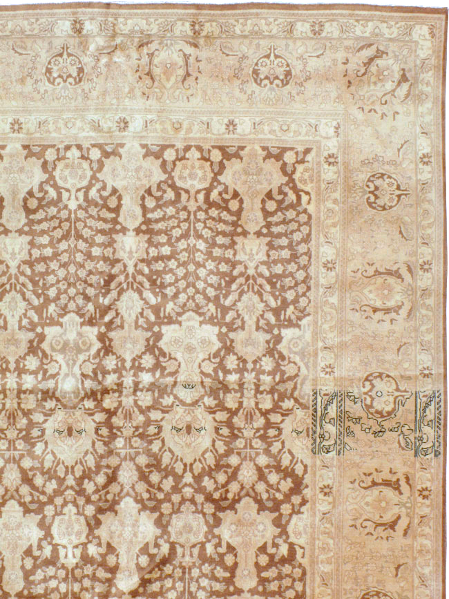 Vintage Persian Tabriz Carpet, No.14177 - Gsblank