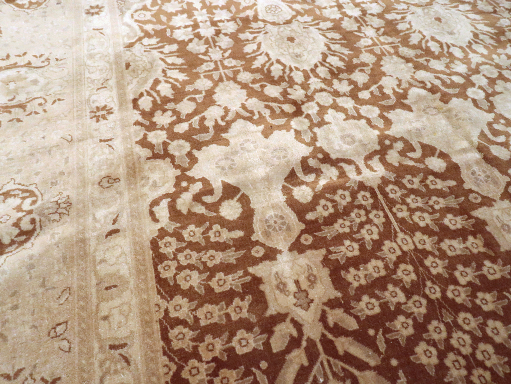 Vintage Persian Tabriz Carpet, No.14177 - Gsblank