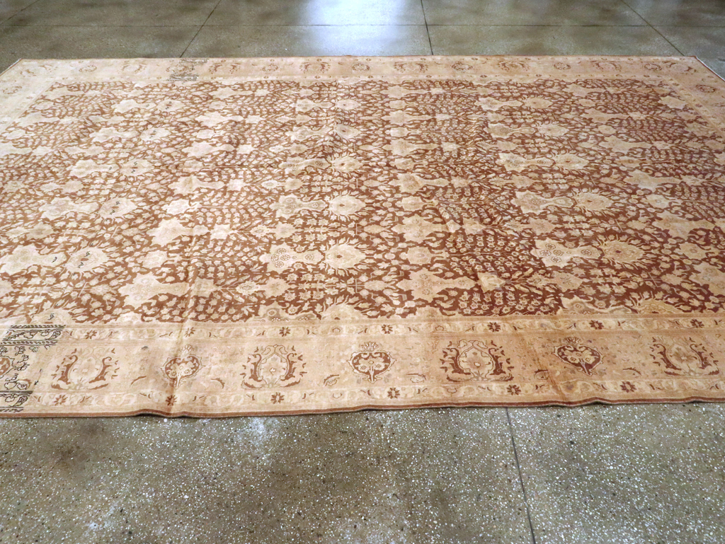 Vintage Persian Tabriz Carpet, No.14177 - Gsblank