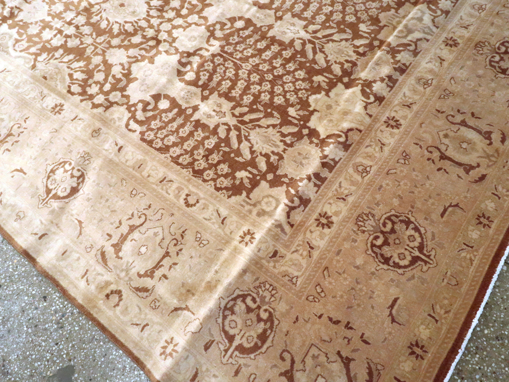 Vintage Persian Tabriz Carpet, No.14177 - Gsblank