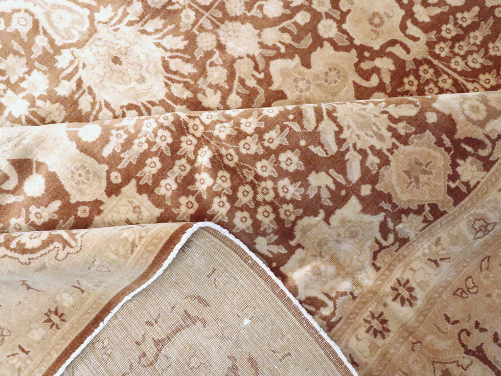 Vintage Persian Tabriz Carpet, No.14177 - Gsblank